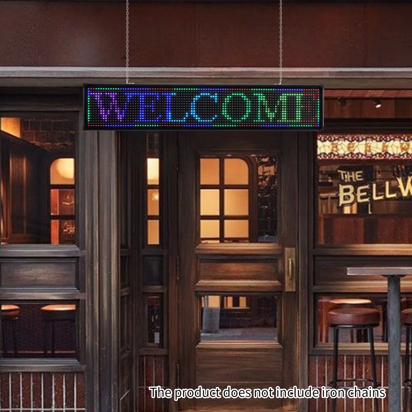 LED-skylt med Bluetooth – anpassningsbar text & animationer