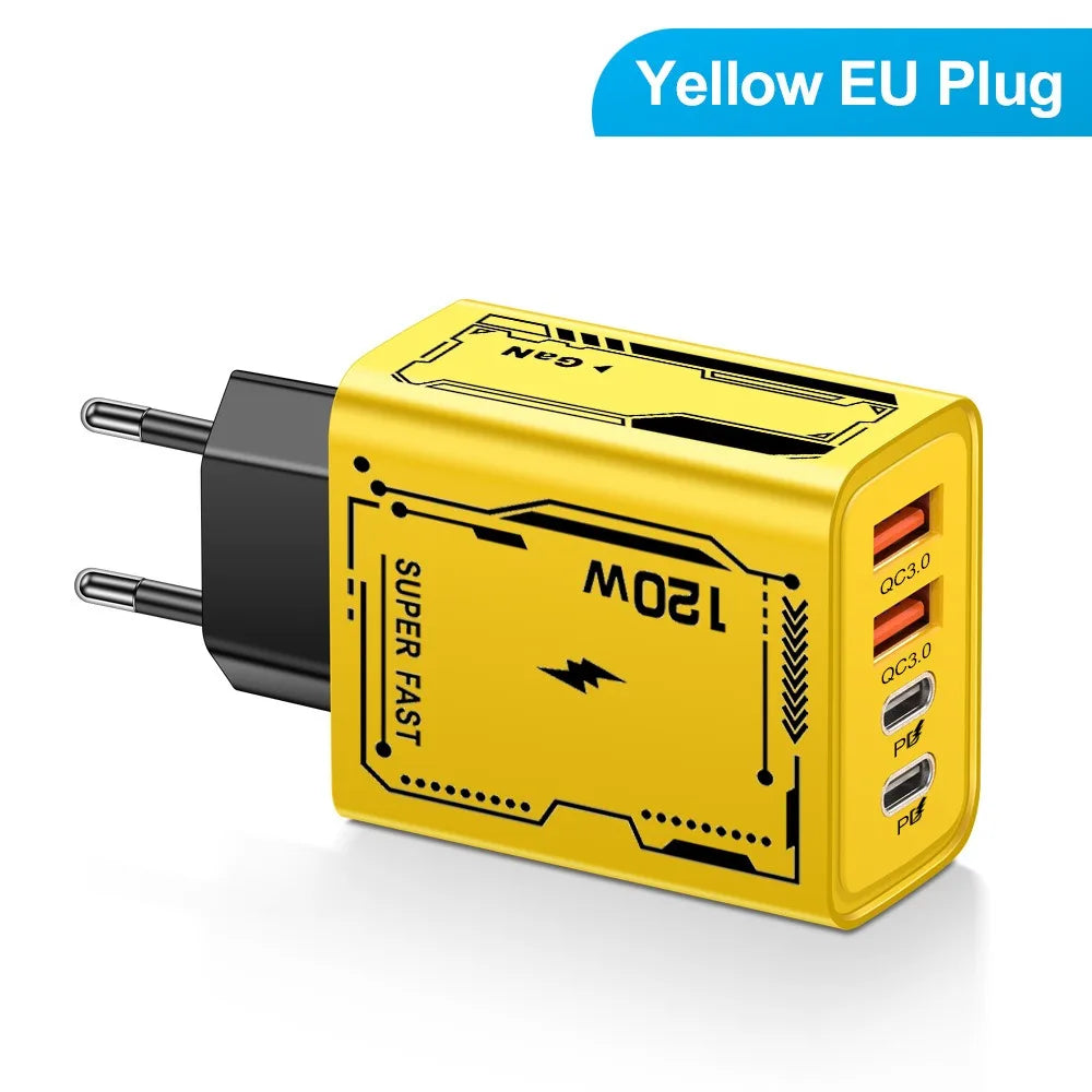 120W Total Fast Charging Quick Charger