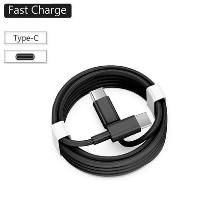 VIKEFON USB-C 60W Snabbladdningskabel – För iPhone, Samsung, Xiaomi m.fl.