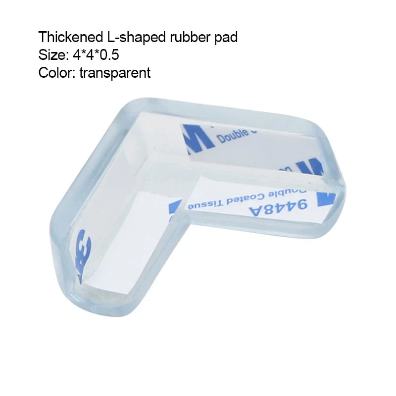 Bordshörnskydd för Barn – Transparent Silikon, 2/4-pack