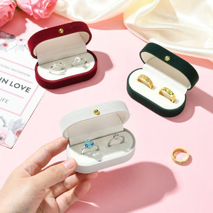 Sametsbox för Parringar – Förvaring & Present