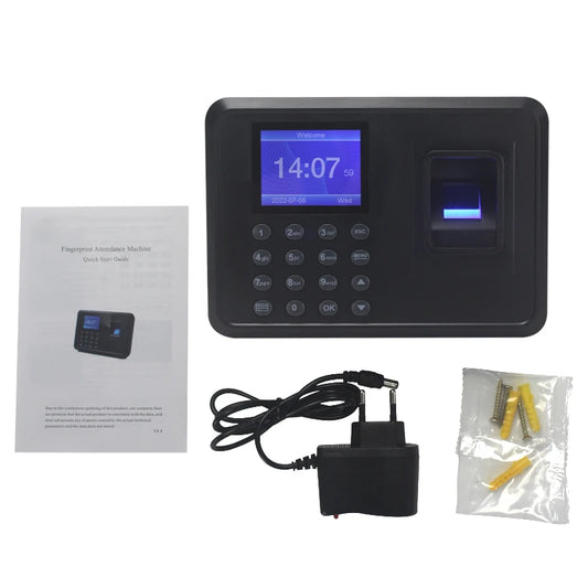 2,4'' Fingeravtrycks-tidsregistrering – Biometrisk offline maskin för småföretag