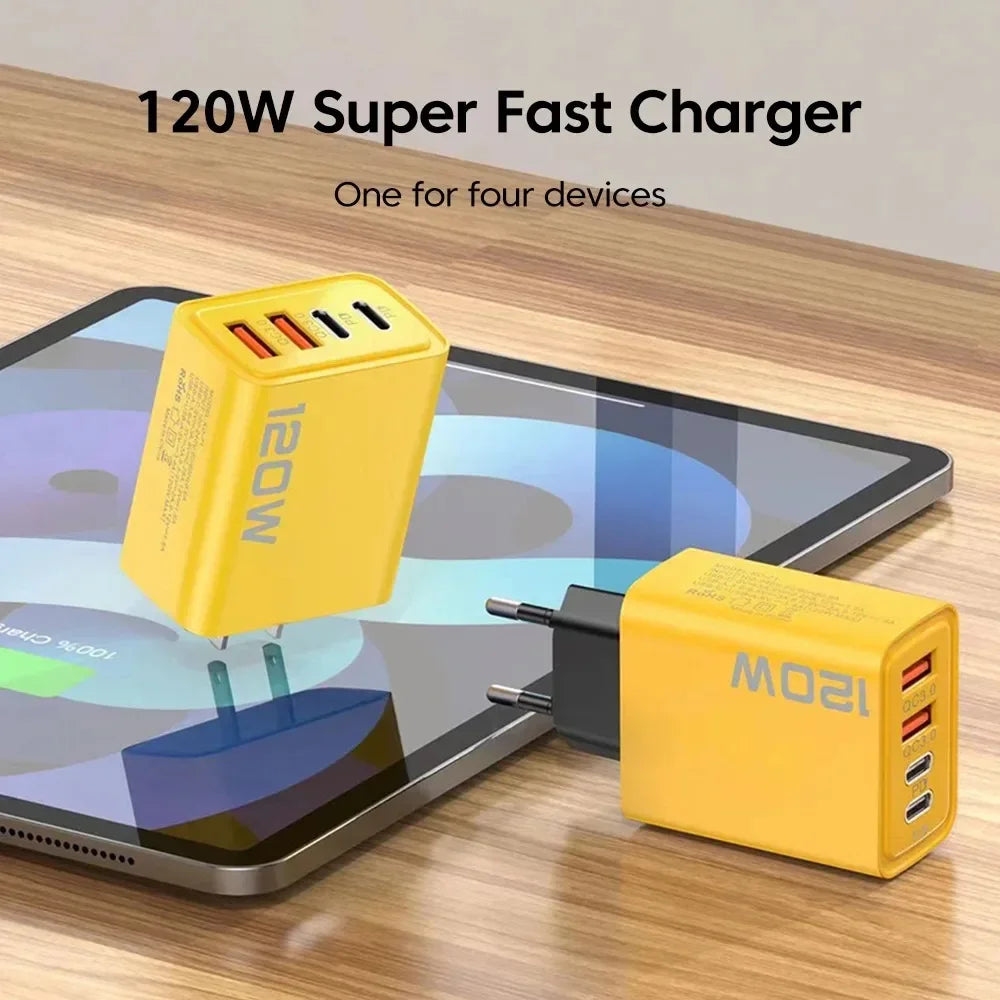 120W Total Fast Charging Quick Charger