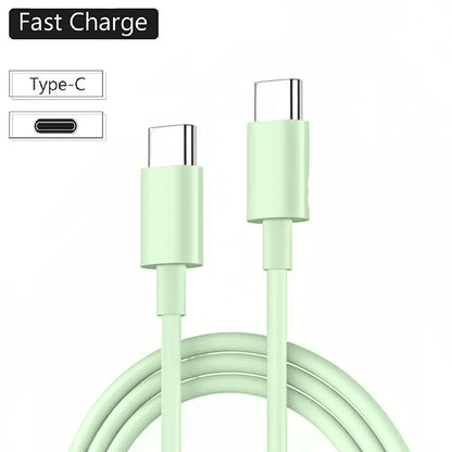 VIKEFON USB-C 60W Snabbladdningskabel – För iPhone, Samsung, Xiaomi m.fl.