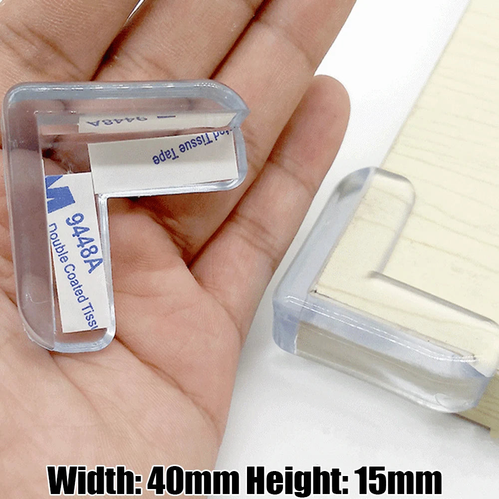 Baby Table Corner Protectors – Clear Silicone Edge Guards