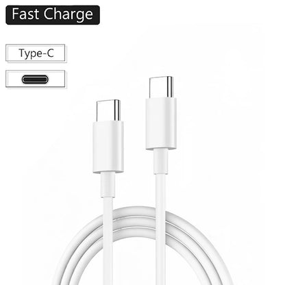 VIKEFON USB-C 60W Snabbladdningskabel – För iPhone, Samsung, Xiaomi m.fl.