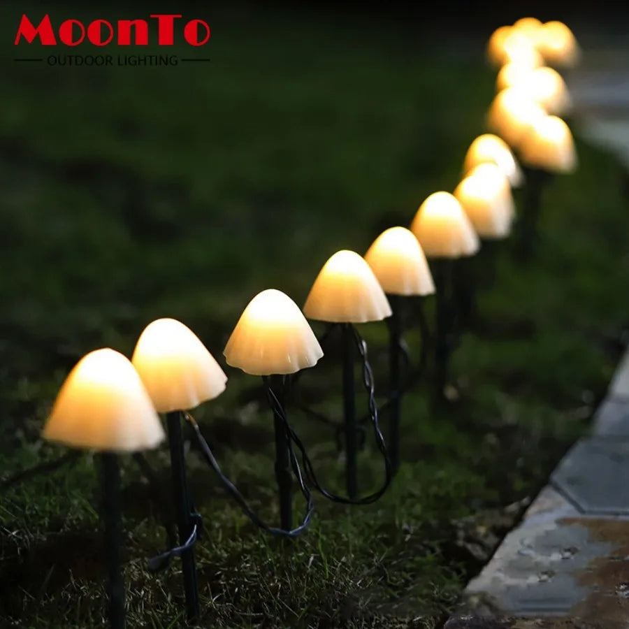 Solcellsdriven LED Svampbelysning