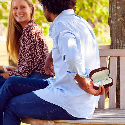 Sametsbox för Parringar – Förvaring & Present