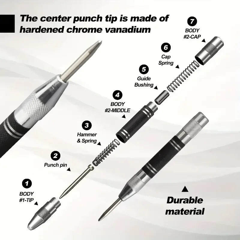 Automatisk Center Punch för Trä & Metall