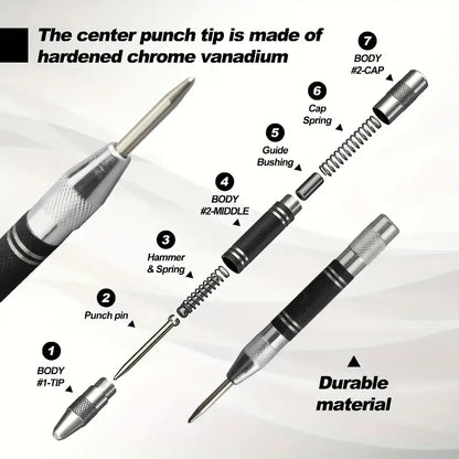 Automatisk Center Punch för Trä & Metall