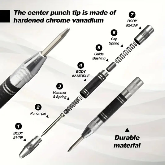 Automatisk Center Punch för Trä & Metall