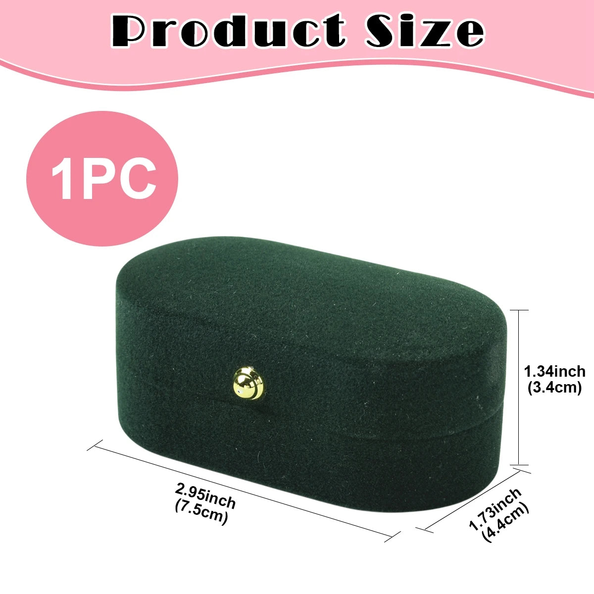 Sametsbox för Parringar – Förvaring & Present