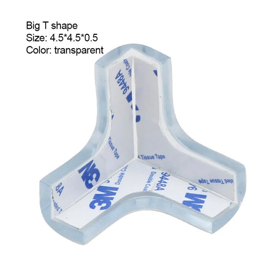 Bordshörnskydd för Barn – Transparent Silikon, 2/4-pack