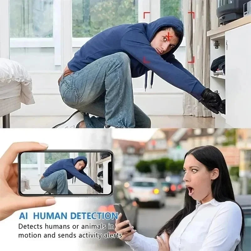 X5Mini Trådlös Övervakningskamera – 1080P, Nattvision & Rörelsedetektion