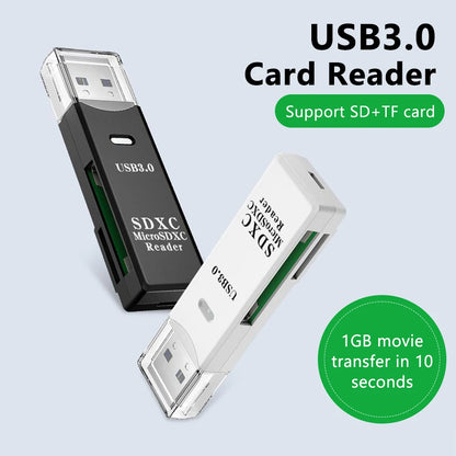 2-i-1 USB 3.0 Kortläsare