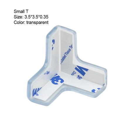 Bordshörnskydd för Barn – Transparent Silikon, 2/4-pack