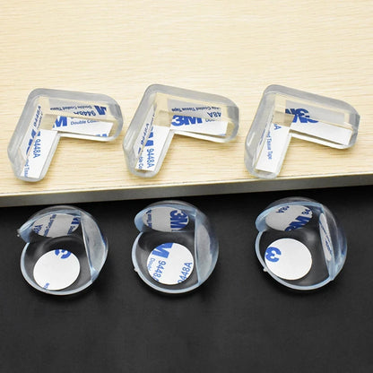 Bordshörnskydd för Barn – Transparent Silikon, 2/4-pack