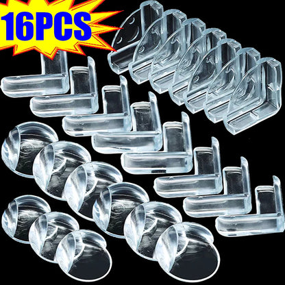 Baby Table Corner Protectors – Clear Silicone Edge Guards