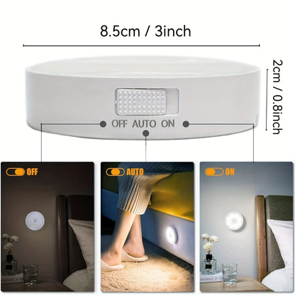 Uppladdningsbar PIR Rörelsesensorlampa – Varmvit LED för Hemmet