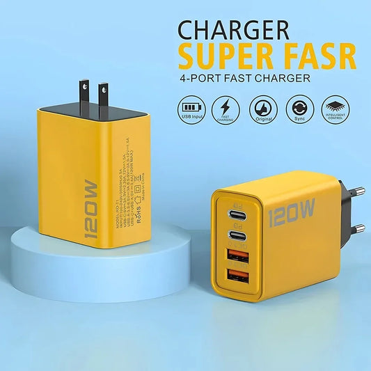 120W Total Fast Charging Quick Charger
