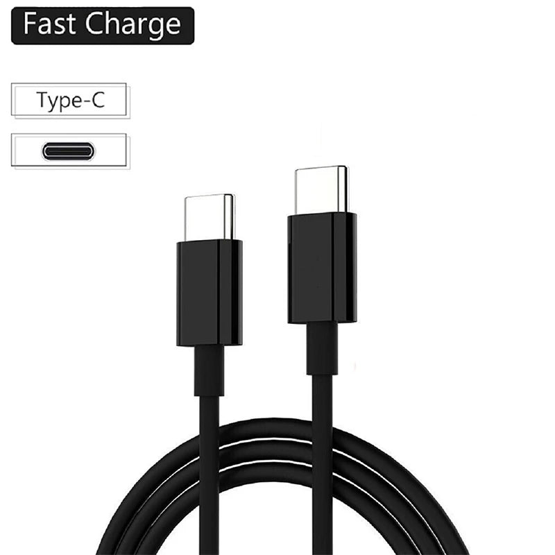 VIKEFON USB-C 60W Snabbladdningskabel – För iPhone, Samsung, Xiaomi m.fl.
